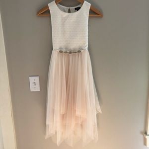 Zunie fairy hem dress flower girl